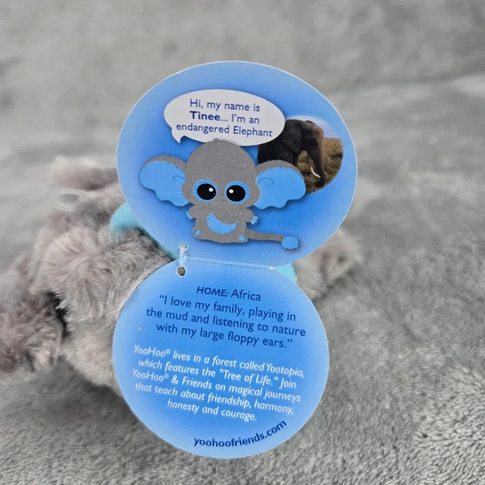 YooHoo & Friends by‎ Aurora World Tinee Elephant 5